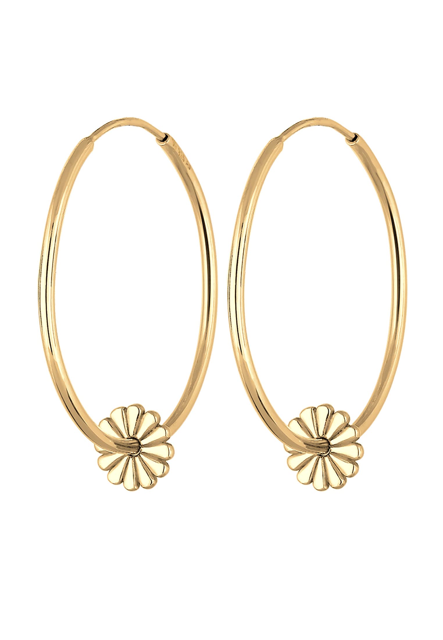 Elli Women's Gold Hoop Earrings 301623018