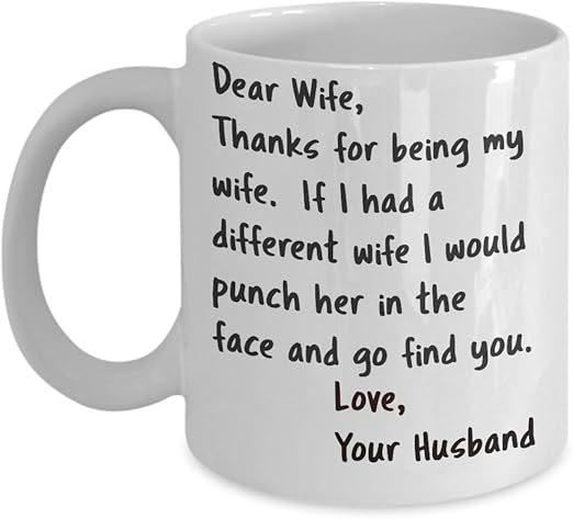 funny wife coffee mugs