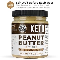 Keto Peanut Butter with Macadamia Nuts and MCT Oil