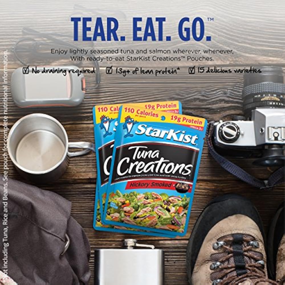 StarKist Tuna Fish Creations Variety Pack 2.6 Ounce Pouch, Of 4