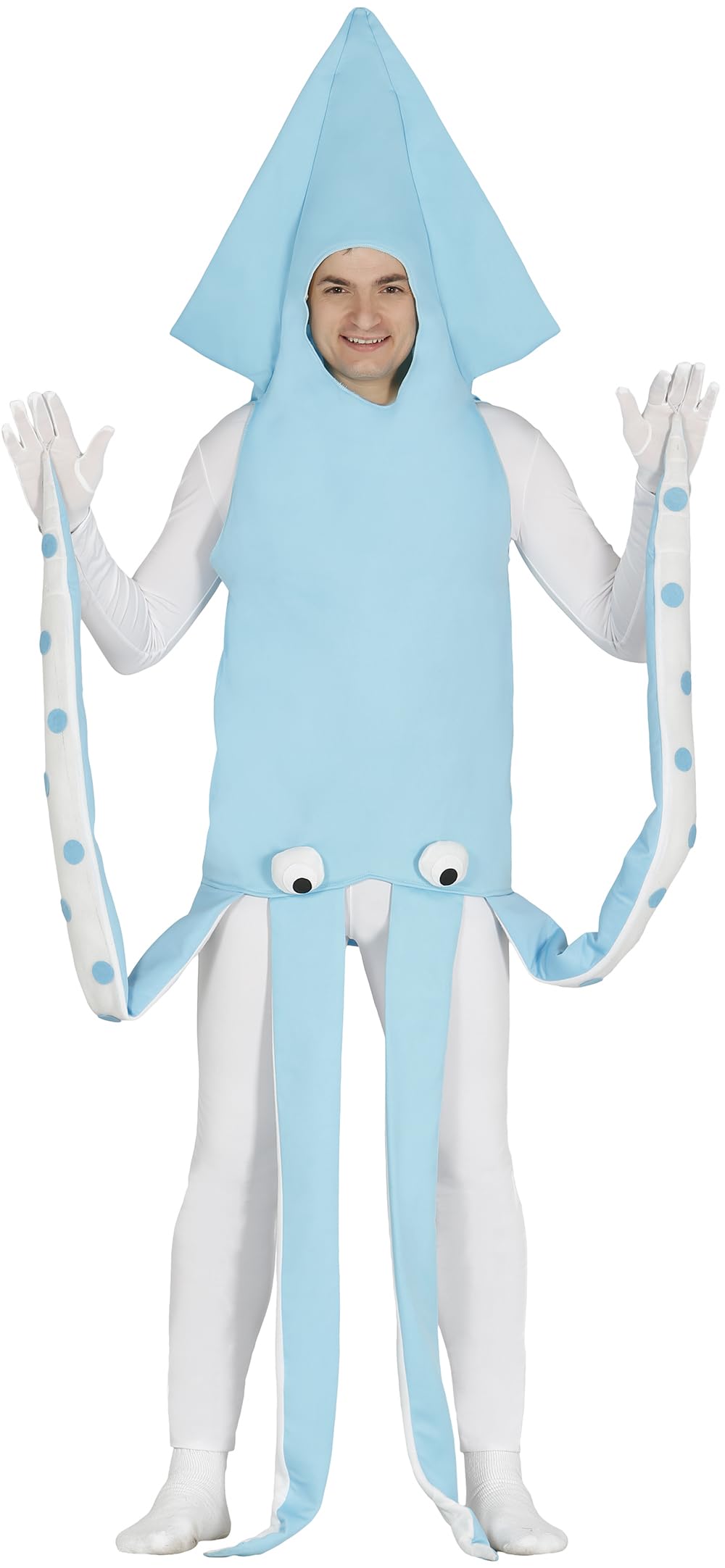 FIESTAS GUIRCA Squid Fancy Dress Costume Adult Man Large
