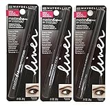 Maybelline Master Drama Cream Pencil, Midnight Master 400 - .01 oz, 3 PACK