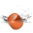 Lexon Mino X Floating Bluetooth Speaker, IPX7 Water Resistant, Rechargeable & Pairable - Orange