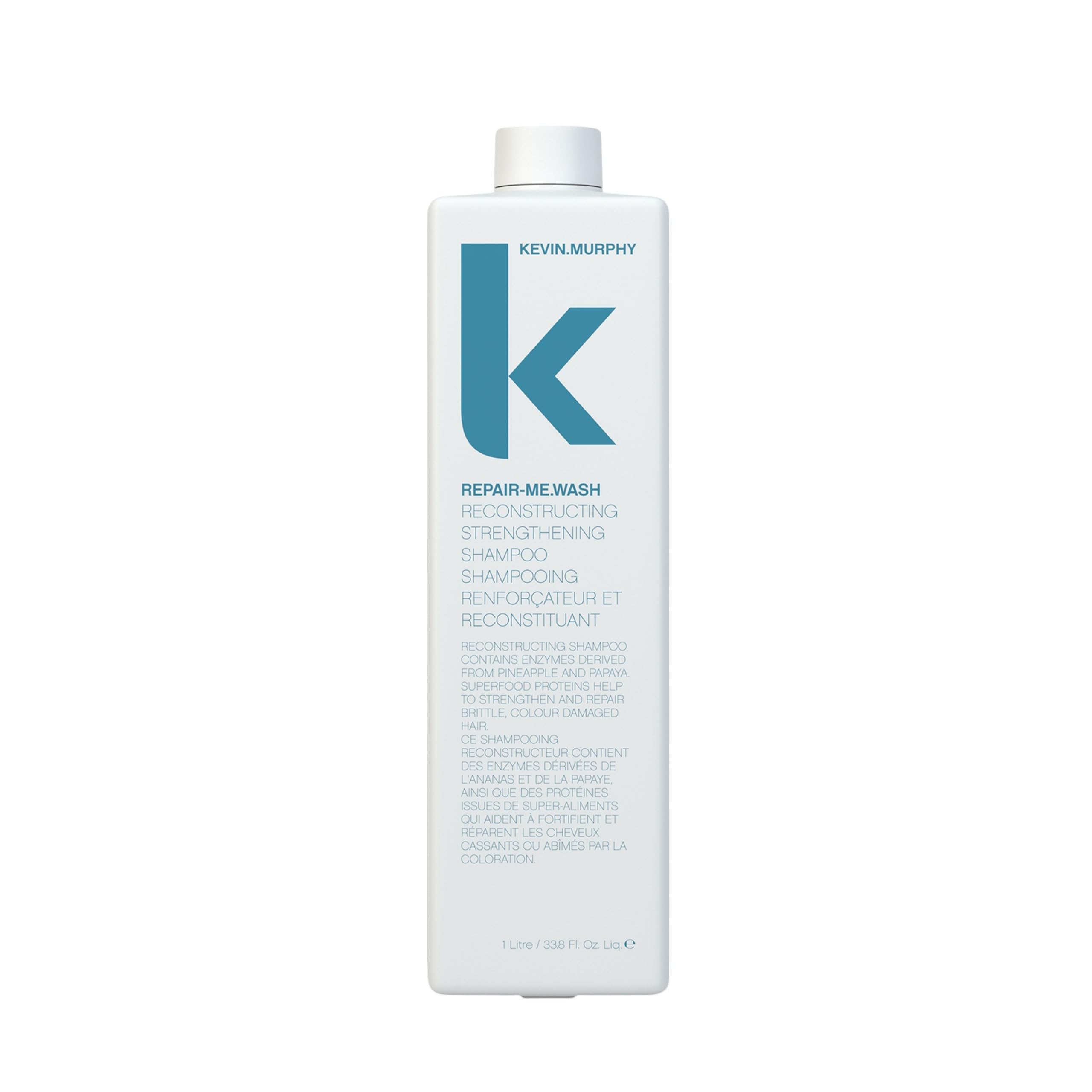 Photo 1 of KEVIN.MURPHY REPAIR-ME.WASH - Moisturising Hair Repair Shampoo - Hydrating Frizz Control Shampoo - Sulphate & Paraben Free Hair Care - 1 L / 33.8 fl oz
