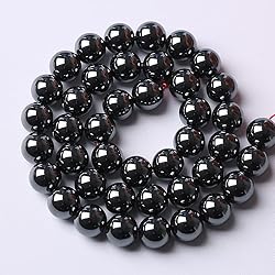 103pcs 4mm AAA Black Hematite Beads Natural Stone