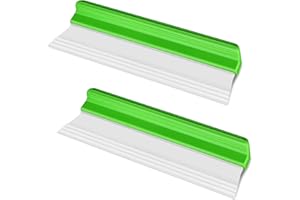 Youdaju 2 Pack 12.2 Inch Car Drying Squeegee Water Blade Silicone Squeegee Professional Automotive Wiper Car Squeegee Auto Car Dryer with Flexible Squeegee Water Blade for Car Home Use (Green)