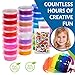 Ultimate Slime Kit - 24 Color Crystal Clear Fluffy DIY Starter Slime Supplies for Girls and Boys With Loads of Crunchy Accessories