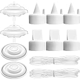 Pump Parts for Spectra, 10 PCS Replacement Kit with Duckbill Valves, Backflow Protectors, Tubes &amp; Membranes for Spectra S1 S2 9 Plus Synergy Gold Pumps