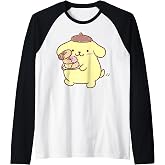 Pompompurin Donuts Raglan Baseball Tee