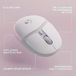 Logitech G705 Wireless Gaming Mouse, Customizable