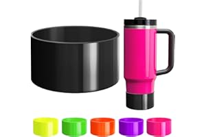 NBOOCUP Neon Protective Silicone Boot for Stanley Cup 20-40oz, Hydro Flask 12-24oz & Simple Modern 20-40oz, Antislip Sleeve Cover Neon for More Tumblers & Water Bottles with 2.8-2.95" Base