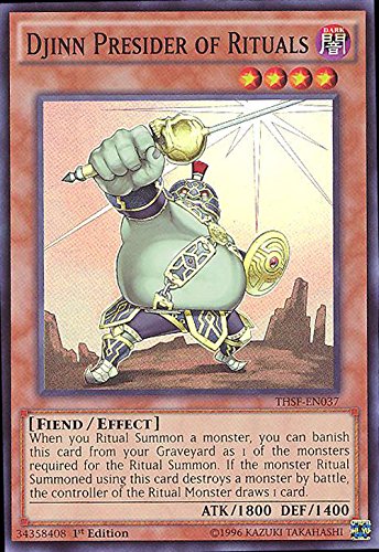 Yu-Gi-Oh! - Djinn Presider of Rituals (THSF-EN037) - The Secret Forces - 1st Edition - Super Rare