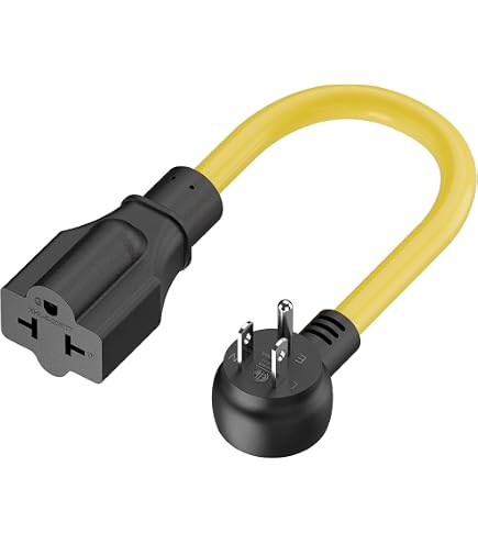 Adattatore Di Corrente Nema 6-20P Maschio A 4-in-1 Femmina (5-15R/20R, 6-15R/20R) – TLDPLUG, Colore Nero, Presa USA