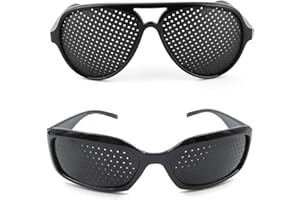 Pinhole Vision Improve Glasses - Eyes Exercise and Correction, Anti-Fatigue Eyesight Enhancer (2pcs)