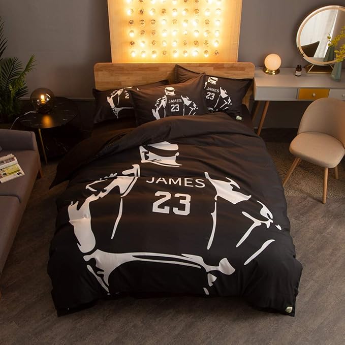 HEC 3D NBA Duvet Cover Printed Basketball Team Bedding Sets