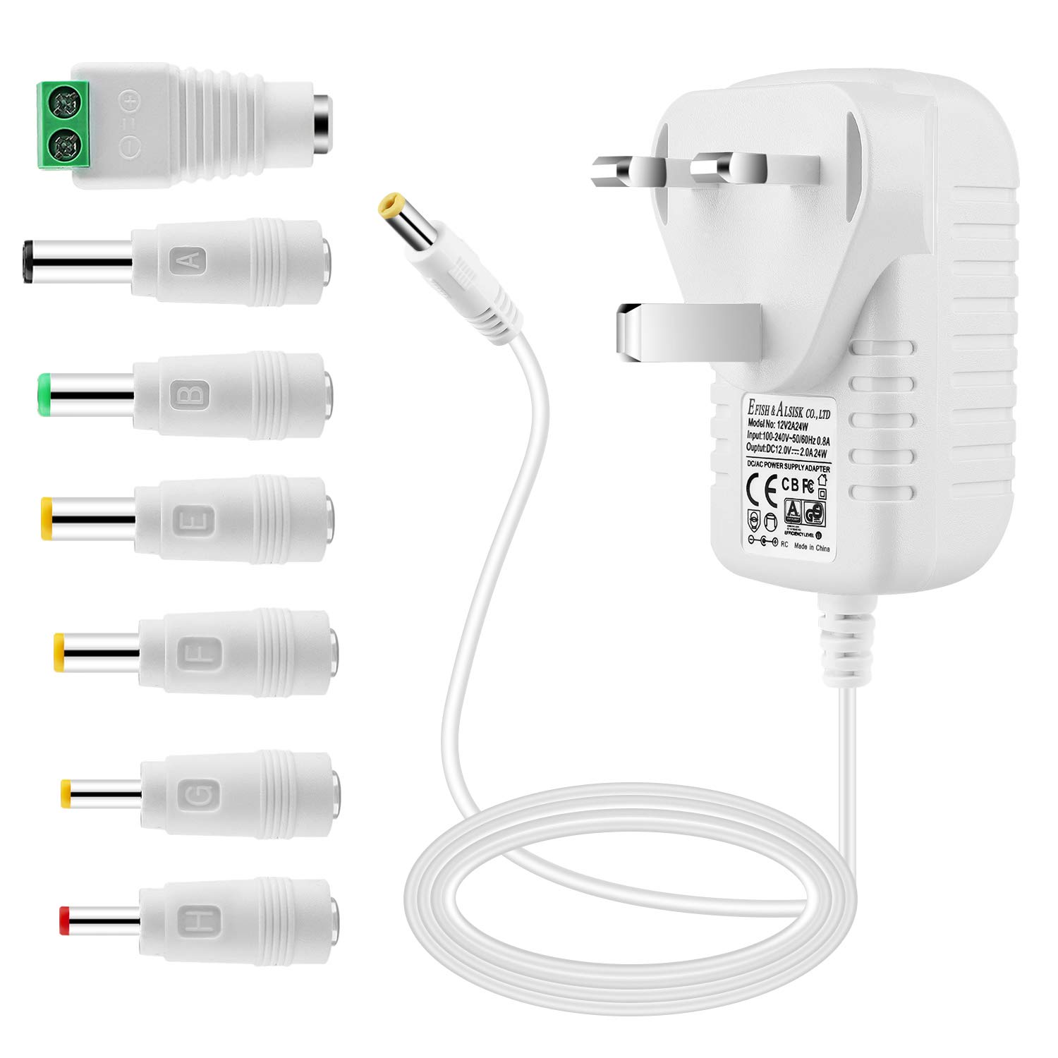 Travel Adapter Fast Charge,Worldwide All in One Universal Travel Adapter with PD3.0 Type C & USB-A Quick Charging Portable Wall Charger AC Power Plug Adapter for UK USA EU AUS-White