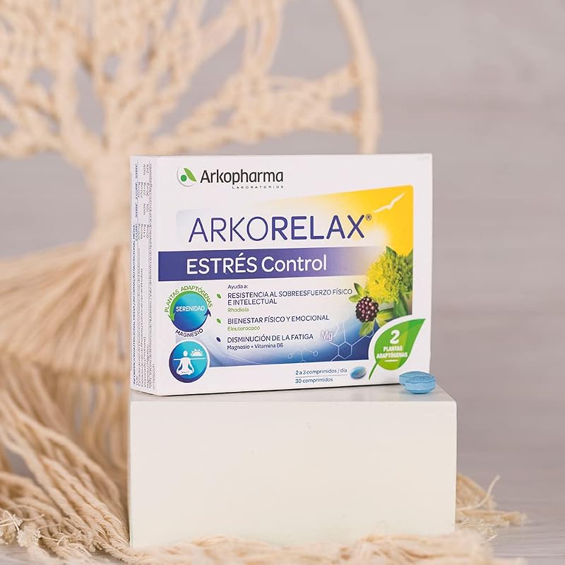 Arkorelax Estrés Control, 30 Comprimidos, Magnesio, Vitamina B6