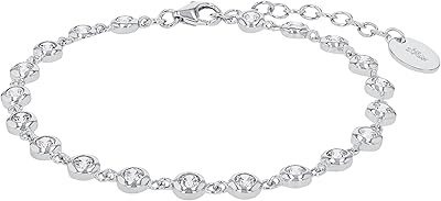 s.Oliver Armband 925 Sterling Silber/Edelstahl für Damen, Armschmuck, Motiv, Kommt in Schmuck Geschenk Box