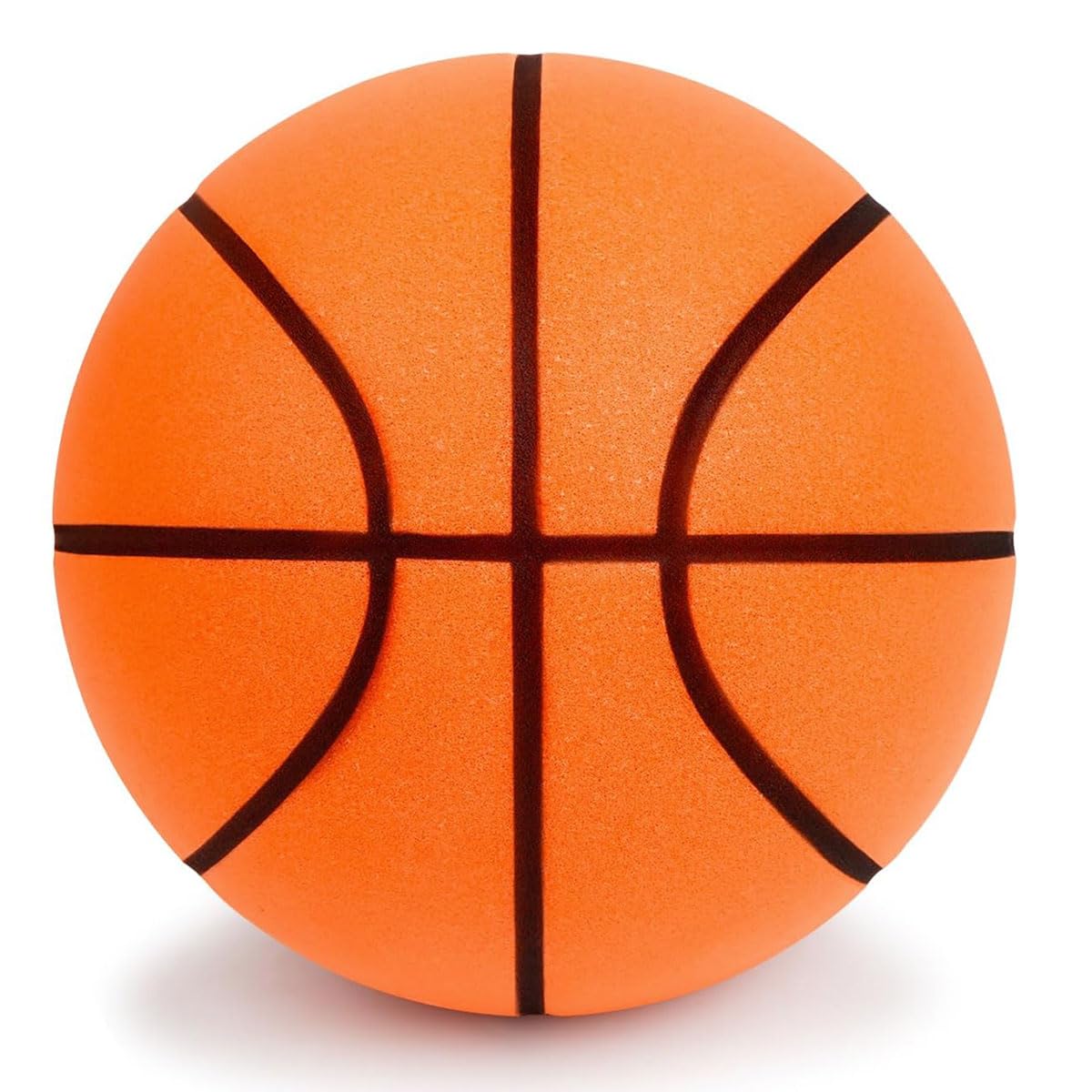 Photo 1 of **ONE SIDE FLAT**Silent Basketball Size 7 (29.5") 2026 New Dribble Dream Silent Basketball, Grooved Airless Foam Technology for Soundless for Foam Indoor Training Ball for Various Indoor Activities