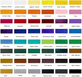 Mont Marte 48 x 36ml Acrylic Paint Set Semi-Matte Finish 48 Colours view 7