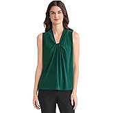 Kasper Women's Sleeveless Knot Front Top
