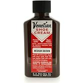 Venetian Shoe Cream, 3 Ounces, Medium Brown