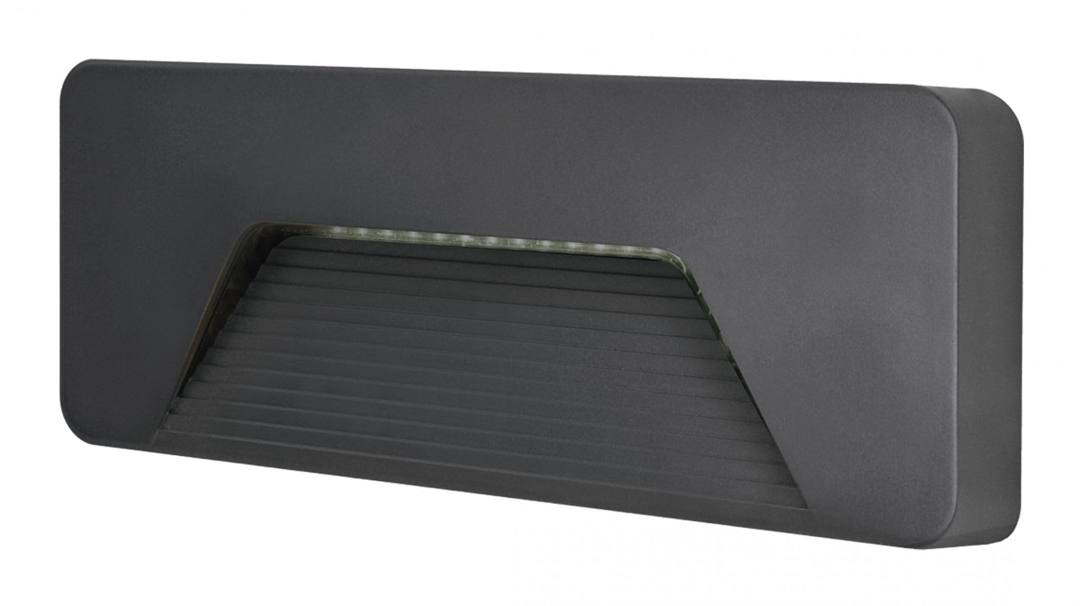 PathLux Surface Brick Light IP65 3w 150lm 3000K Dark Grey