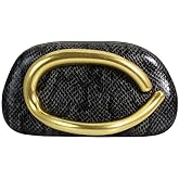 DEBIMY Women Woven PU Leather Clutch Box Metal Handle Evening Bag Trendy Leather Handbag Weave Shoulder Purse for Causal