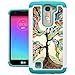 LG Tribute 5 Case, LG Escape 3 Case, UrSpeedtekLive [Drop Protection] Dual Layer Hybrid Defender Phone Cover Case for LG K7 / Tribute 5 / Treasure/Escape 3 - Love Tree