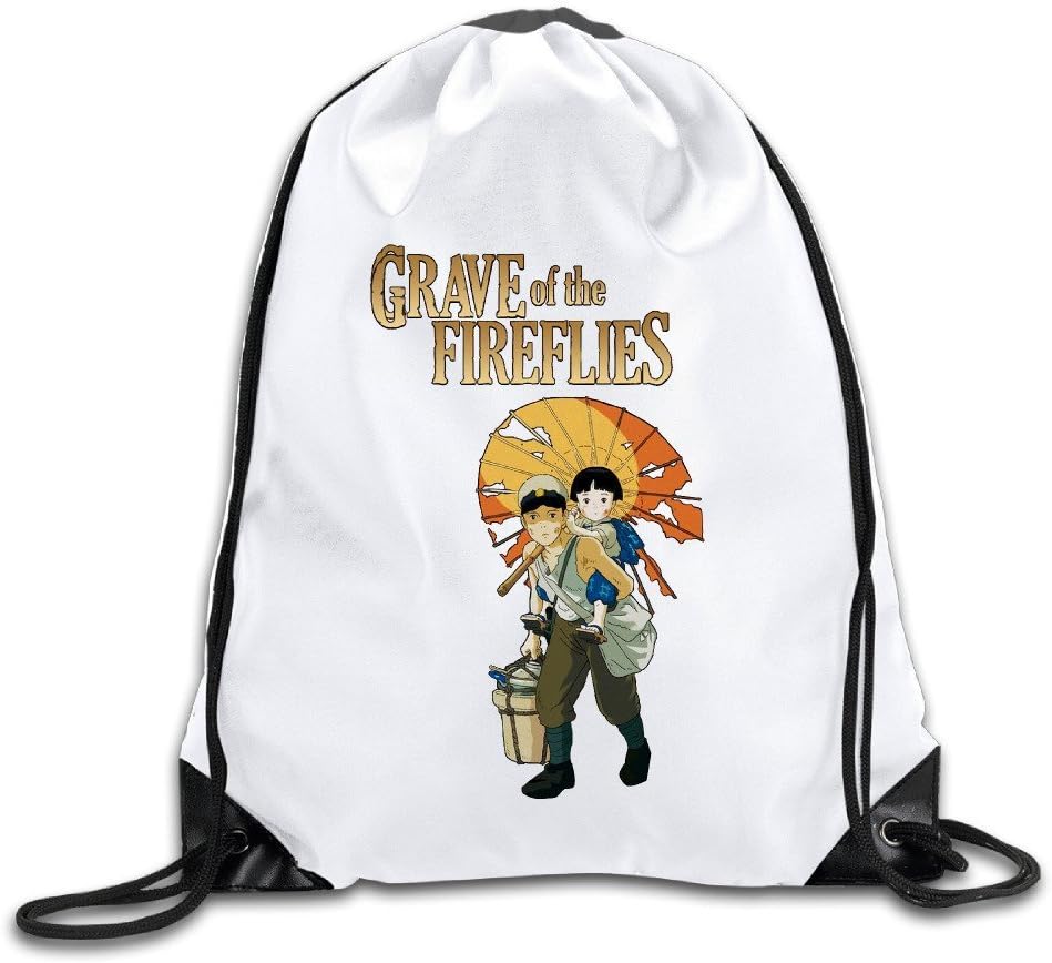 Grave Of The Fireflies Japanese Animated Bags Drawstring Travel Sports Backpack Summer Backpack