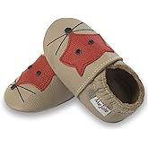 Mejale Baby Shoes Soft Sole Leather Moccasins Cartoon Butterfly Infant Toddler First Walker Slippers