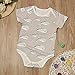 Boomable Baby Unisex Whale Printing Bodysuits Infant Cotton Jumpsuit