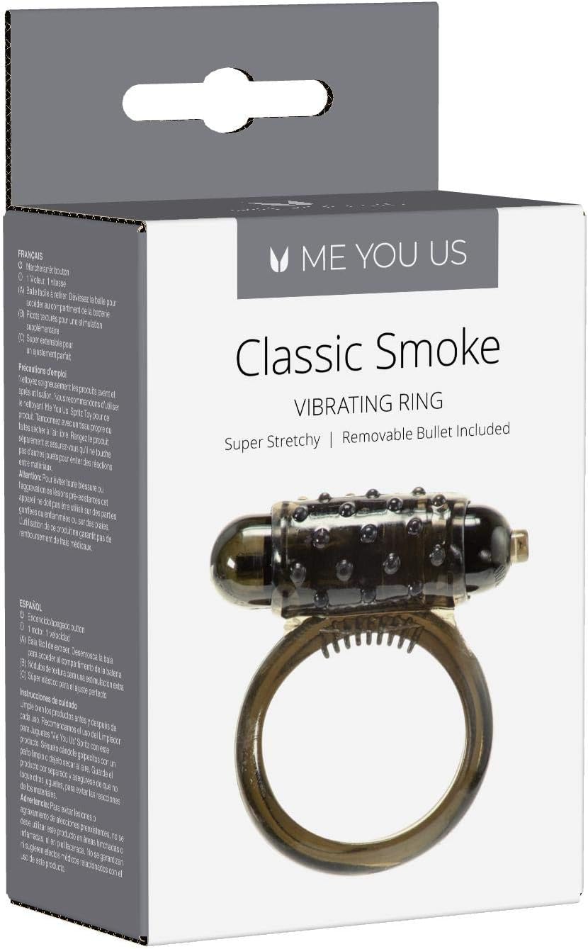Me You Us - Classic Smoke Cock Ring, Black