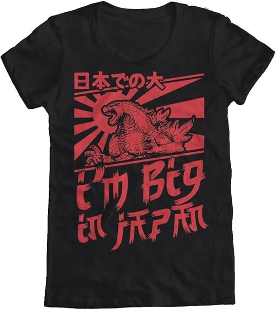 Amazon ゴジラビッグインジャパンレディースtシャツ シャツ 通販
