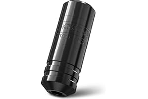 Ambition Torped 32mm Rotary Tattoo Machine Short Pen with Brushless Motor Professional Cartridges Tattoo Gun with RCA Cord for Tattoo Artists