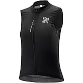ROCKBROS Cycling Vest Lightweight Vest for Women Windproof Reflective Sleeveless Jerseys Breathable for Hiking Runing Fishing