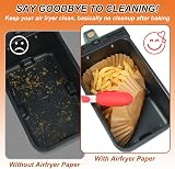 BYKITCHEN Air Fryer Liners 100PCS for Tefal 5.2L & 3.1L Dual Fryer view 5