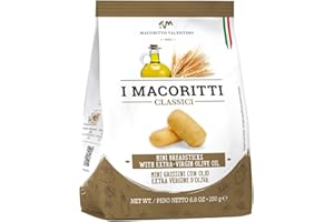 I Macoritti Classici Mini Breadsticks with Extra Virgin Olive Oil | Dip & Bread Sticks Snacks, Authentic Italian bread Snack - Made in Italy, Zero Sugar, No Artificial Flavors, Non-GMO, Preserve Free - 8.8 oz