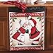 Kissing Santa Christmas Kitchen Dishwasher Cover, Small