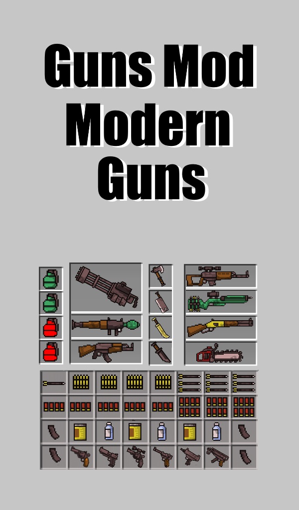 Guns Mod - Modern Guns