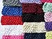 YYCRAFT 50 Pcs Elastic Crochet Headbands for Newborn Infant Toddler Baby Girls Skinny Hair Bands Accessories(Width:1.75