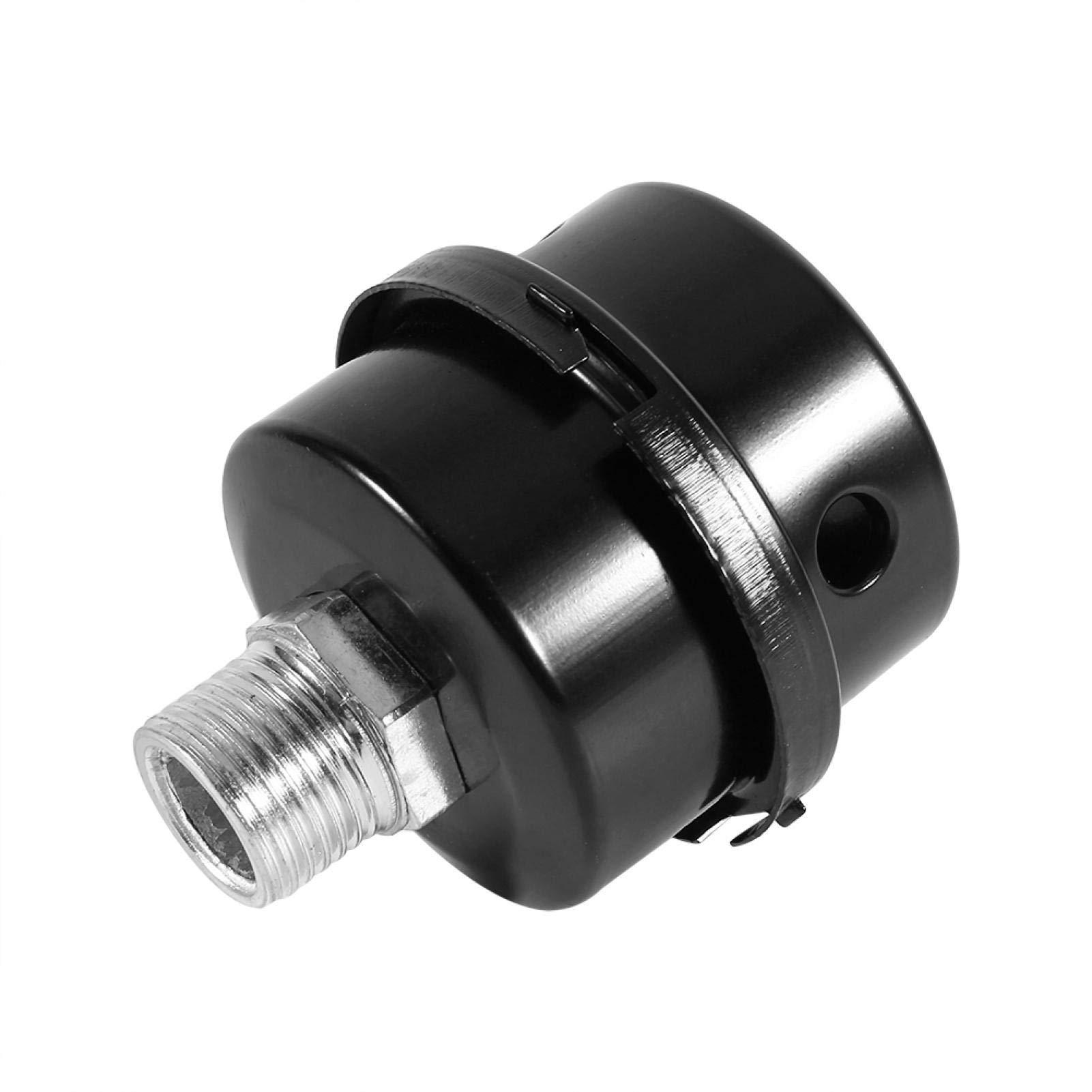 1/2" Thread Air Compressor Intake Filter, Air Compressor Filter Silencer 20mm, Metal Air Compressor Filter Muffler, Air Compressor Strainer, Noise Reducer Small Pump Accessories