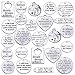 Jdesun 24 Pieces Inspiration Words Charms, 12 Styles Inspirational Message Charm Pendants for Crafting Necklace Bracelet (Silver)