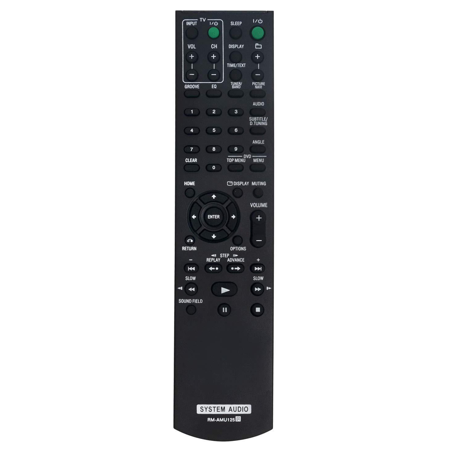 VINABTY RM-AMU125 Remote Control for SONY System DVD Audio Player WHG-SLK1I HCD-SLK1i WHG-SLK2i HCD-SLK2i HCD-MX750Ni HCD-MX700Ni CMT-L7D