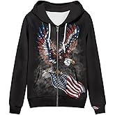 TOFRIMADE Zip Up Hoodie Women Oversize Hooded Sweatshirt, Causal Pullover Cardigan Drawstring Hoodies with Pockets