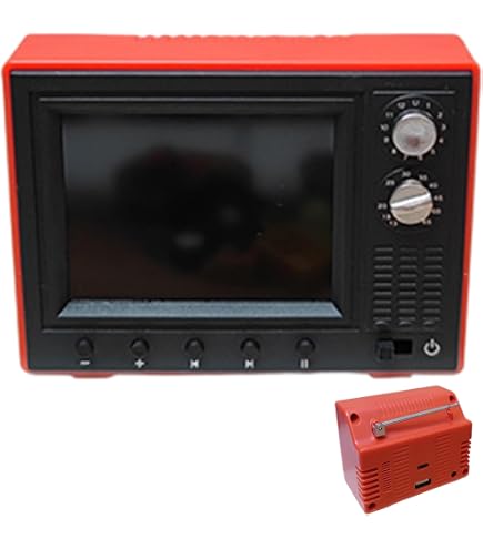 Mini TV Rétro De 2,4 Pouces pour Maison De, Mini Jouet TV avec Écran HD 720P, 8 Go De Stockage Et Lecture USB, Lecteur De Télévision Miniature À Mini TV Rétro De 2,4 Pouces pour Maison De, Mini Jouet TV avec Écran HD 720P, 8 Go De Stockage Et Lecture USB, Lecteur De Télévision Miniature À