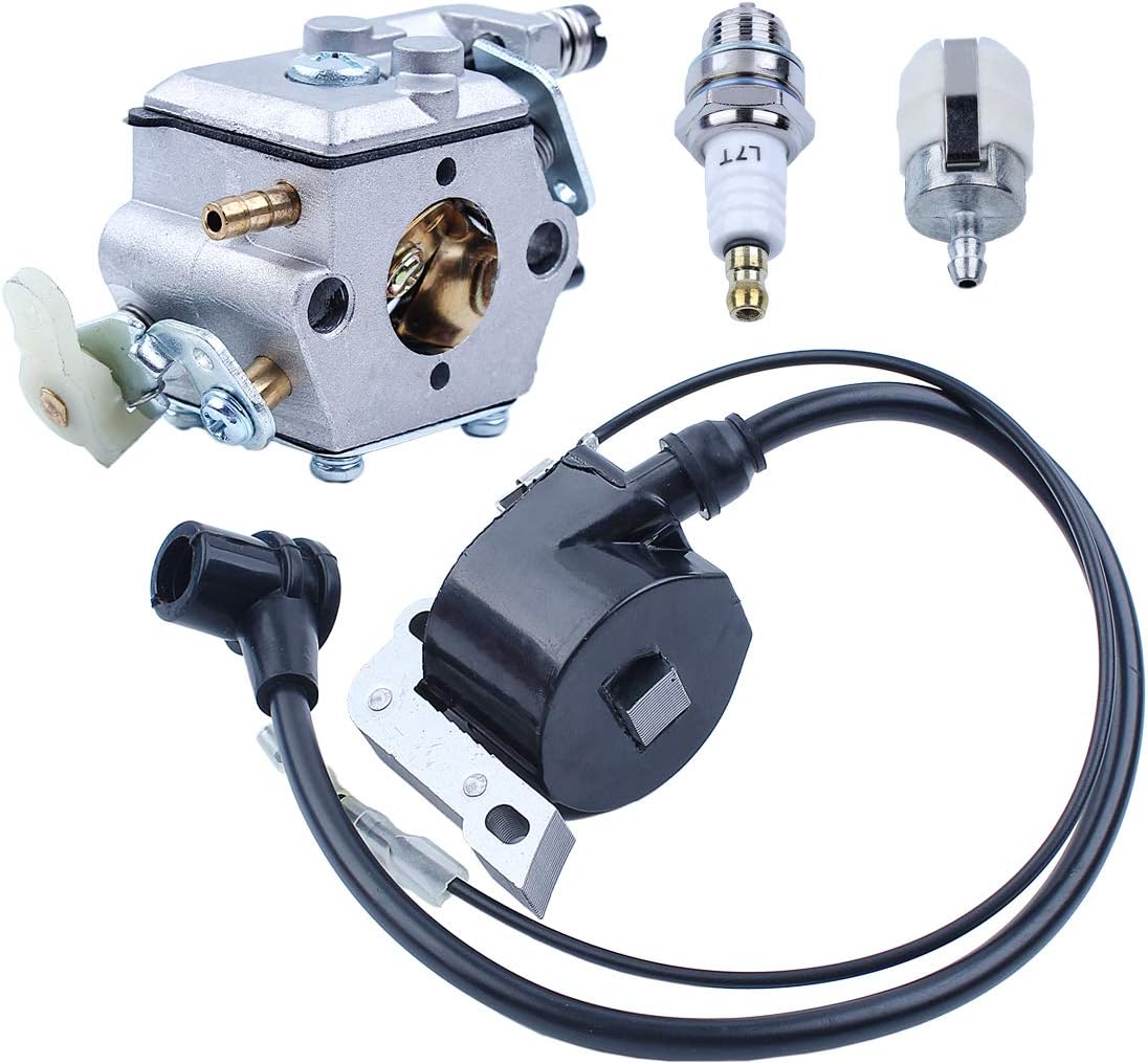 Haishine Kit de bougies dallumage pour bobine dallumage de carburateur pour Husqvarna 50 51 55