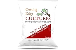 Cutting Edge Cultures Easy Kefir Starter Culture, 1 Packet, 5g, Makes 1 Quart