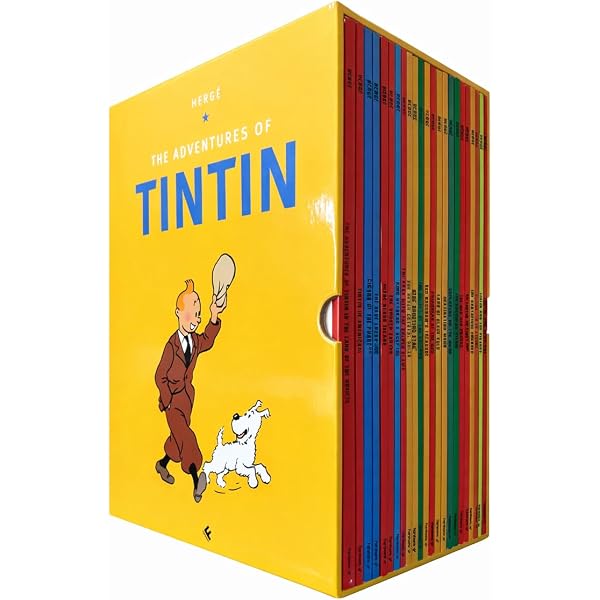Amazon.com: Tintin Paperback Boxed Set 23 titles: 7419871290985