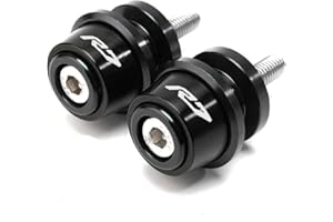 MOWOK Swingarm Spool Slider Fits For YAMAHA R7 YZFR7 YZF R7 2021 2022 2023 2024 2025 Motorcycle Accessories Stand Screws (Black)